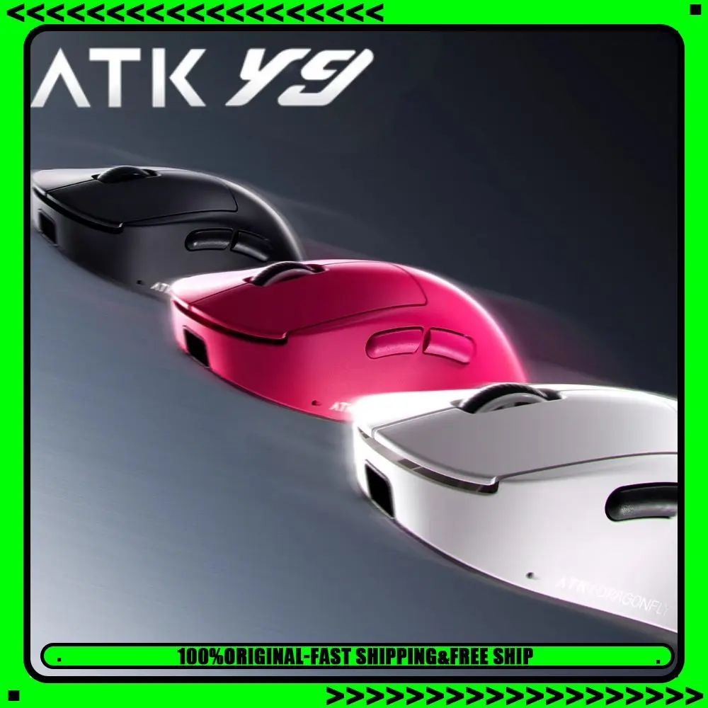 Esports Gaming Mouse Wireless - ATK Dragonfly Y9 Wireless Mouse 3-mose