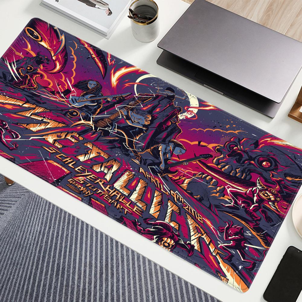 Esports Gaming Stocks - Band M-Metallicaes Mouse Pad 90x40CM Non-slip