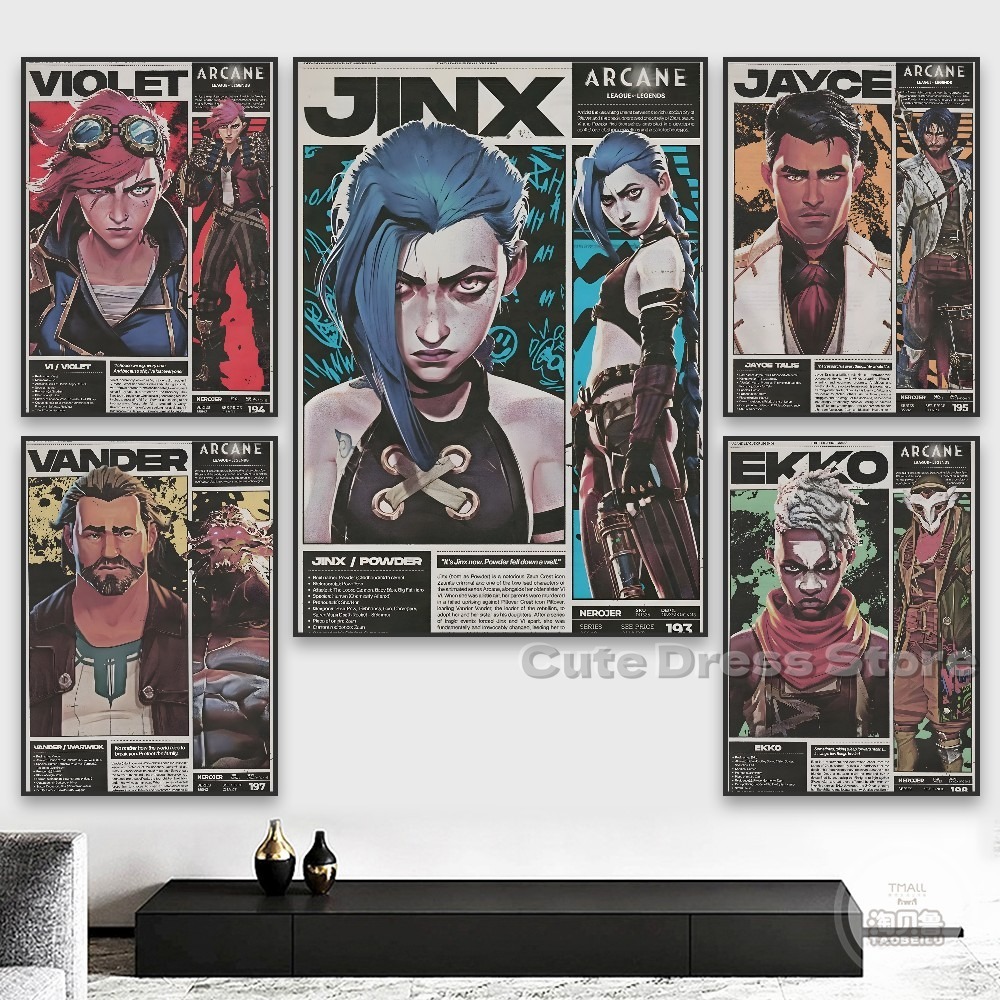 Arcane Canvas Print  Unframed  - Esports Gaming Poster 评论和价格