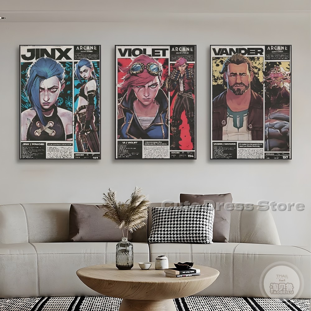 Arcane Canvas Print  Unframed  - Esports Gaming Poster 评论和价格