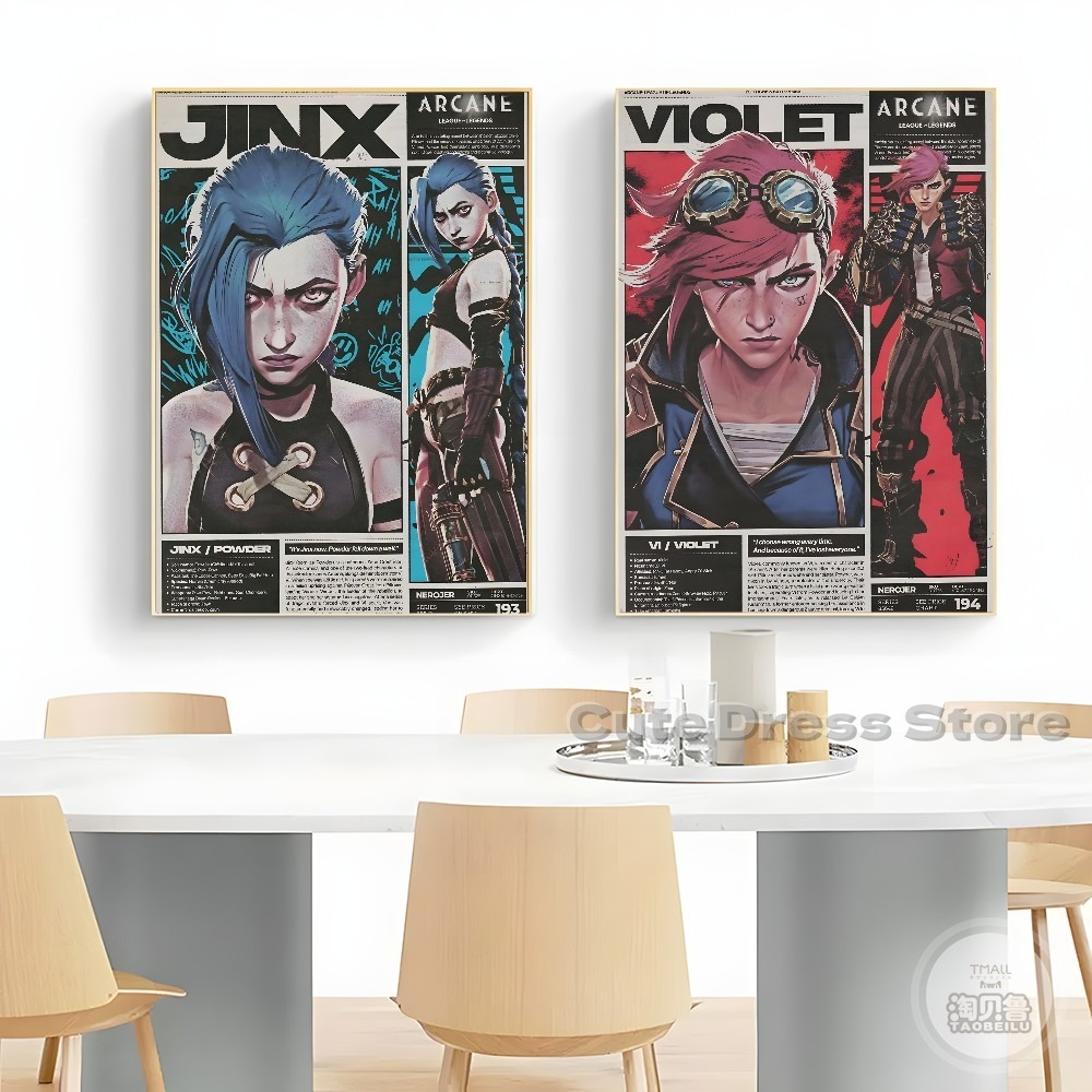 Arcane Canvas Print  Unframed  - Esports Gaming Poster 评论和价格