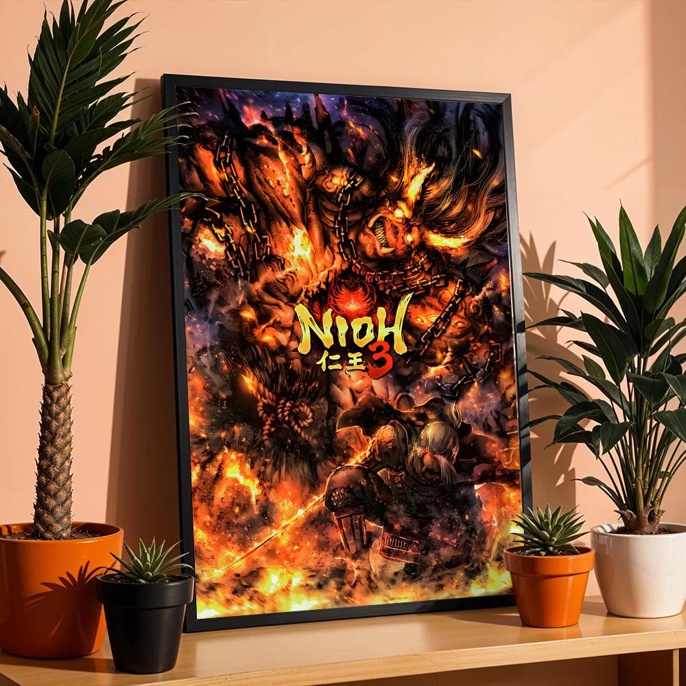 Action Game N-NiohS Poster Wal - Esports Gaming Poster 评论和价格