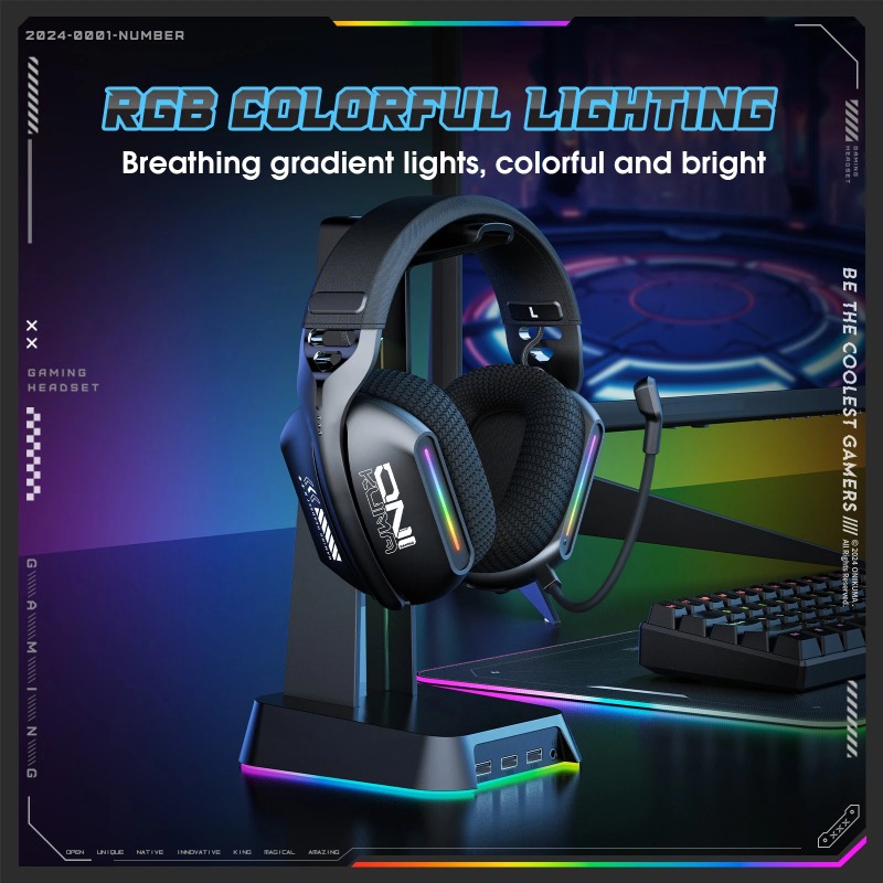 ONIKUMA GT808 Wireless Gaming  - Esports Gaming Headphones 评论和价格