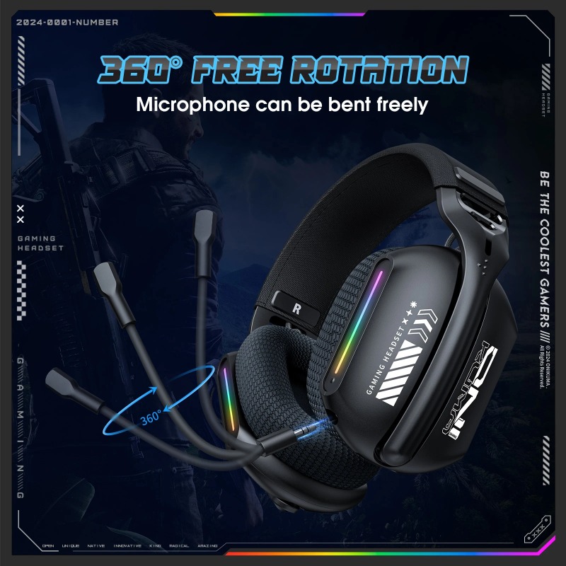 ONIKUMA GT808 Wireless Gaming  - Esports Gaming Headphones 评论和价格