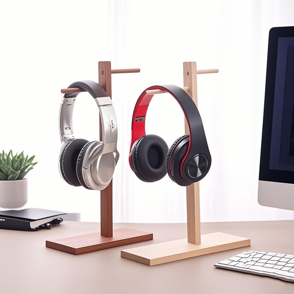 Wood Headphone Stand Earphone  - Esports Gaming Headphones 评论和价格