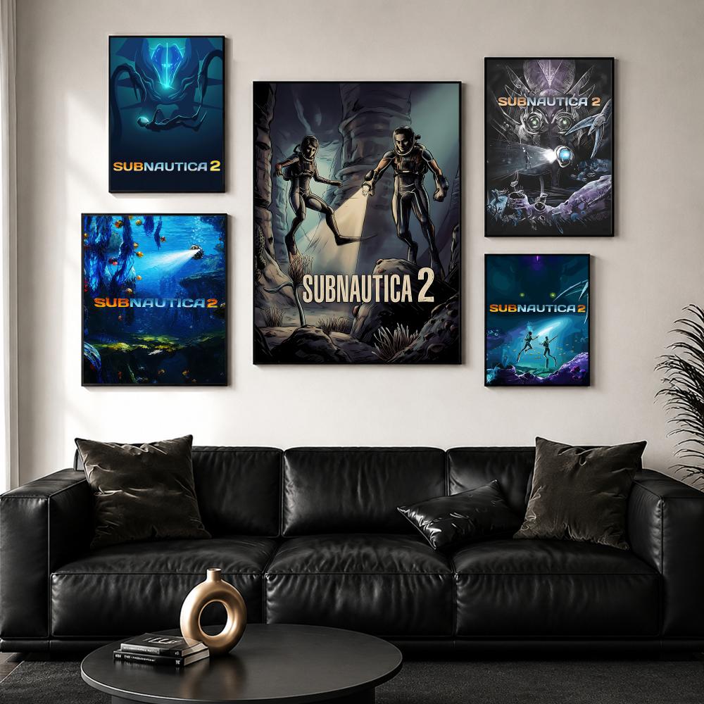 S-SubnauticaS 2 Poster HD Wall - Esports Gaming Poster 评论和价格
