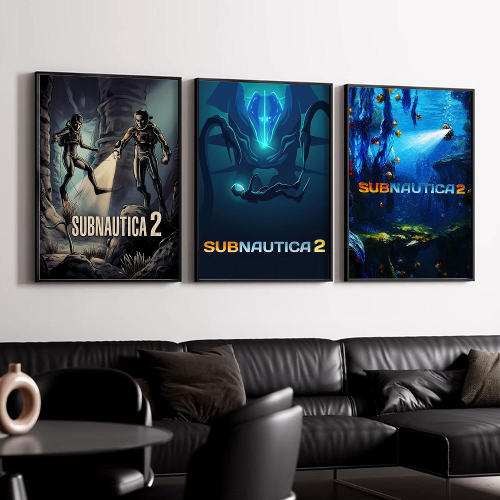 S-SubnauticaS 2 Poster HD Wall - Esports Gaming Poster 评论和价格