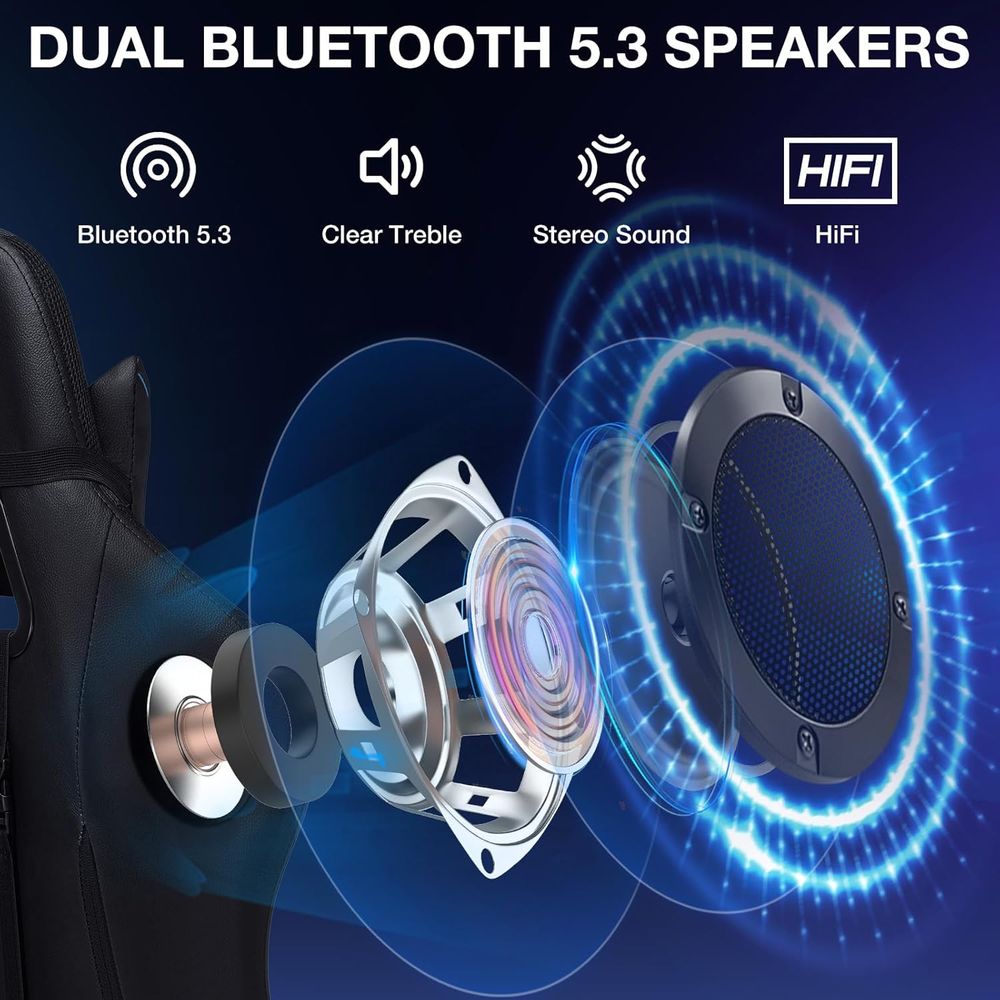 RGB Gaming Chair with Bluetoot - Rgb Gaming Chair 评论和价格