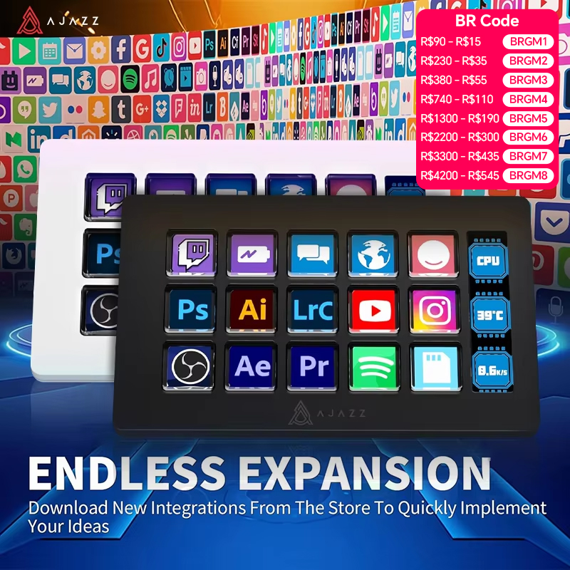 AJAZZ AKP153E/AKP03E Multifunc - Elgato Stream Deck 评论和价格