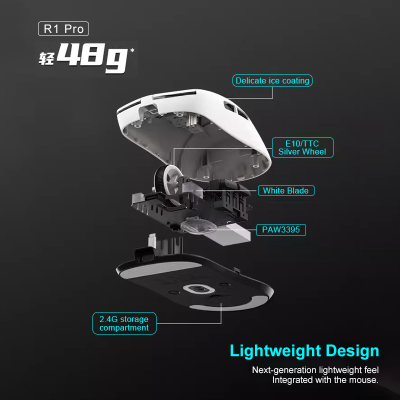 ATK VXE Dragonfly R1 Pro MAX E - Esports Gaming Mouse Wireless 评论和价格