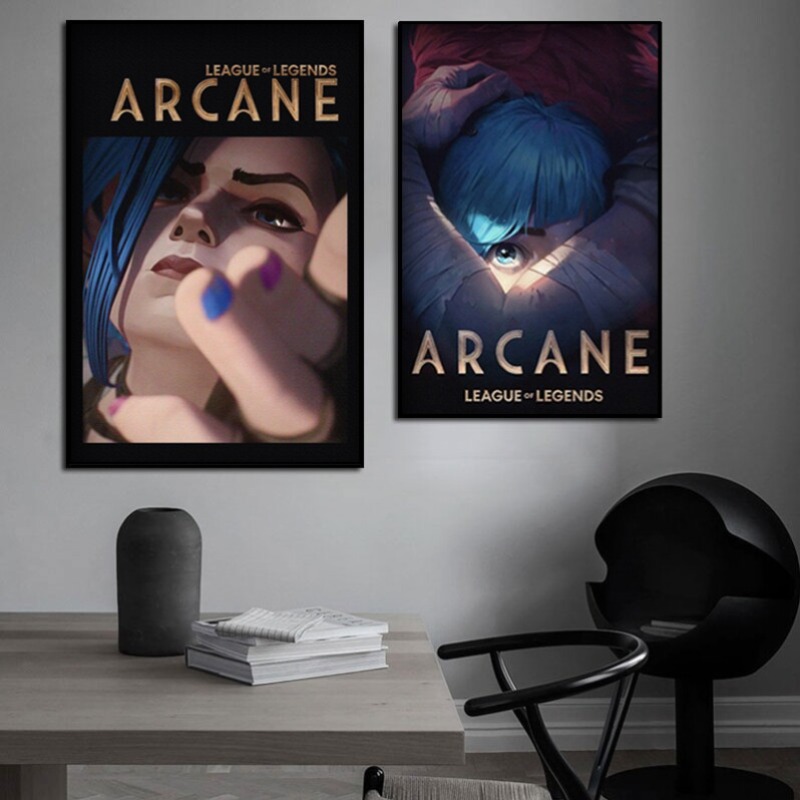Arcane Jinx Close-Up Poster Un - Esports Gaming Stocks 评论和价格