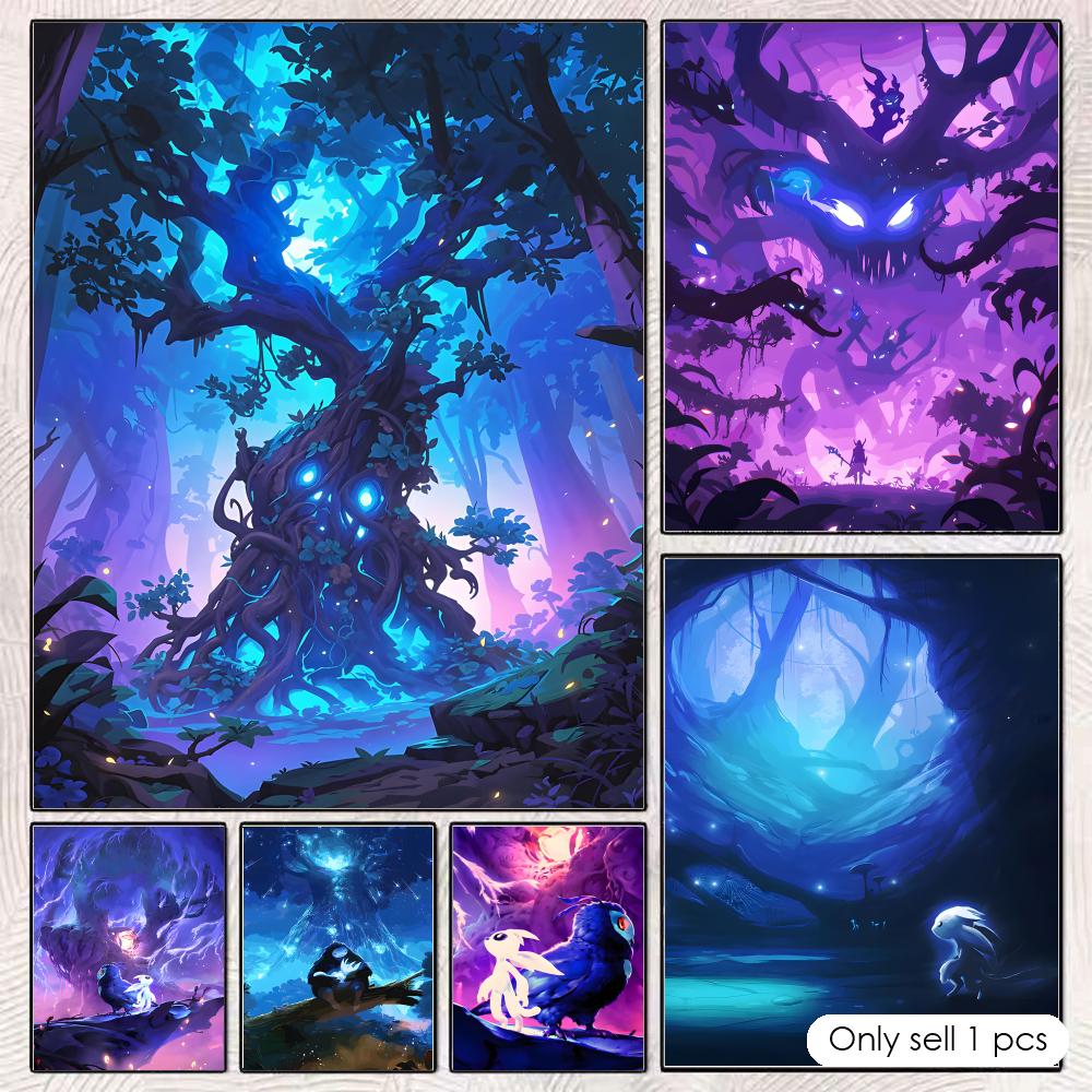 O-Ori and the B-Blind F-Forest - Esports Gaming Poster 评论和价格