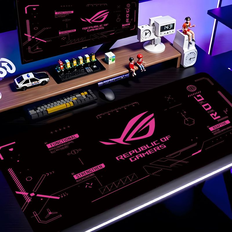 VIKAMA Black Pink ROG Tech Cir - Esports Gaming Logo 评论和价格