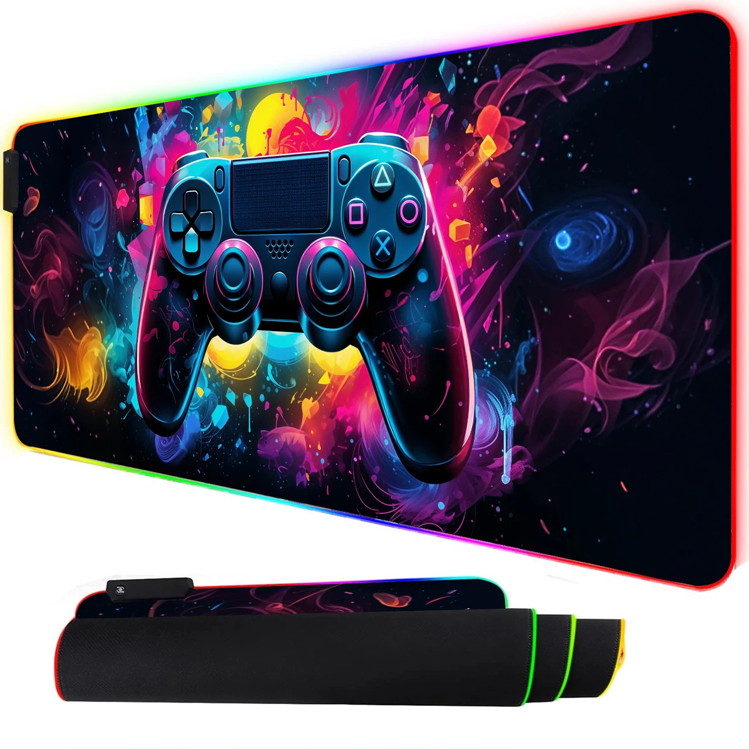RGB Neon Gaming Controller Art - Esports Gaming Stocks 评论和价格