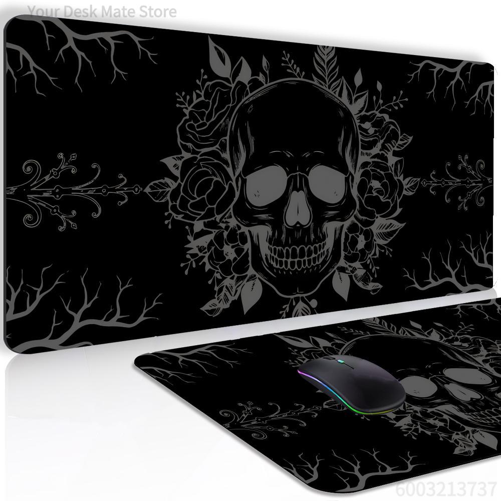 Cool Black Skull Mouse Pad XXL - Esports Gaming Stocks 评论和价格