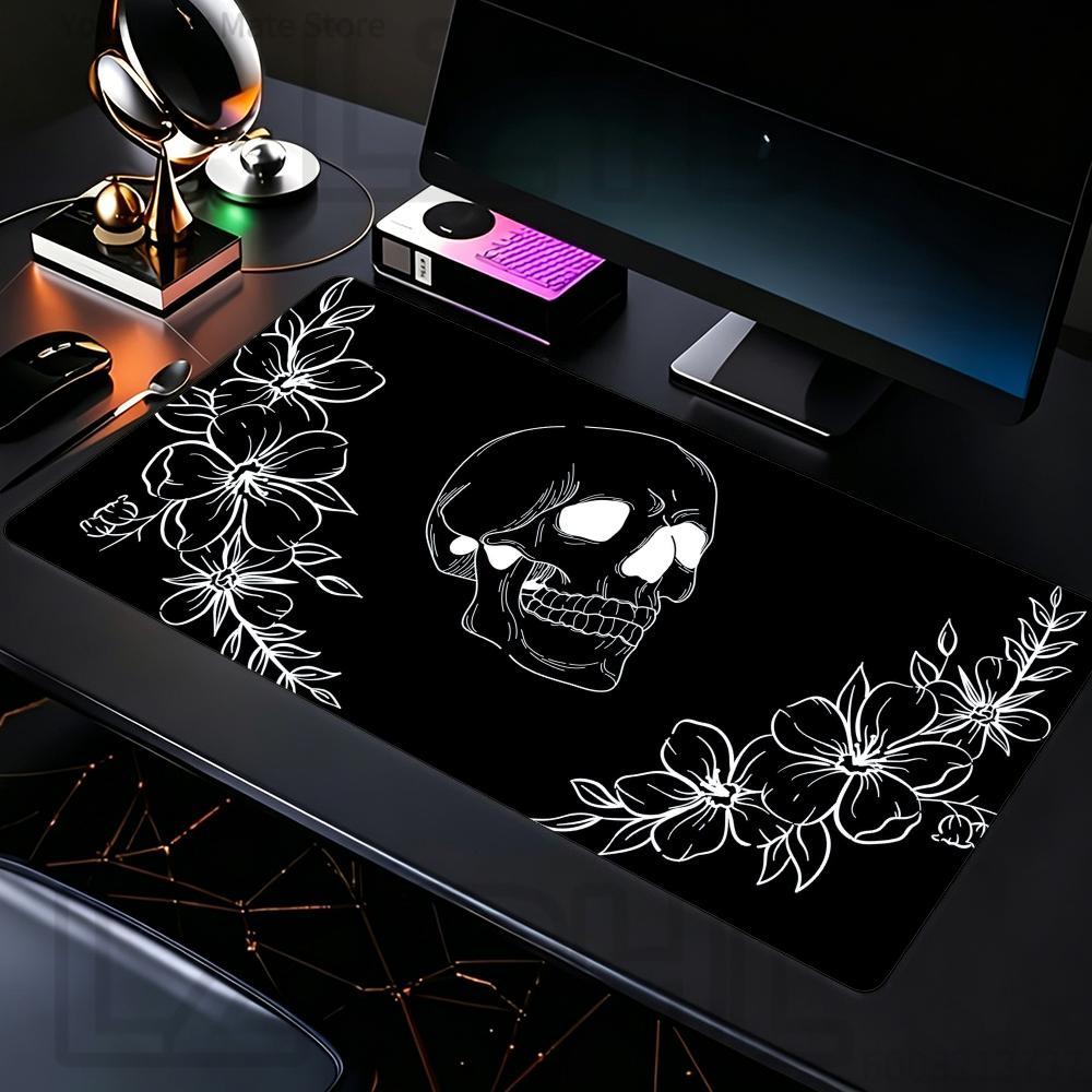Cool Black Skull Mouse Pad XXL - Esports Gaming Stocks 评论和价格
