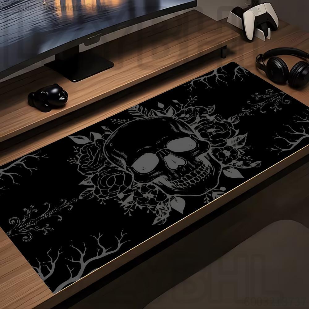 Cool Black Skull Mouse Pad XXL - Esports Gaming Stocks 评论和价格